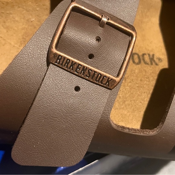 Birkenstock Women’s Arizona Sandals Birko-Flor Dark Brown Size 10US 41EU - Picture 6 of 16